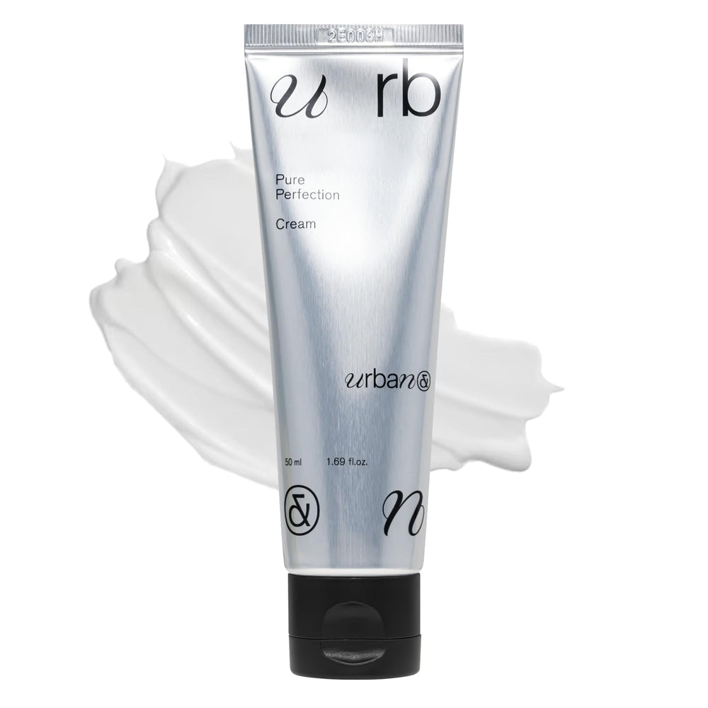 URBANAND Pure Perfection Cream jar closeup showing soothing moisture and barrier support