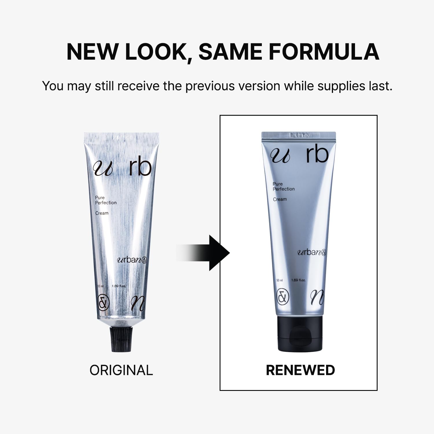URBANAND Soft texture glide demonstrates non-sticky cream feel on skin
