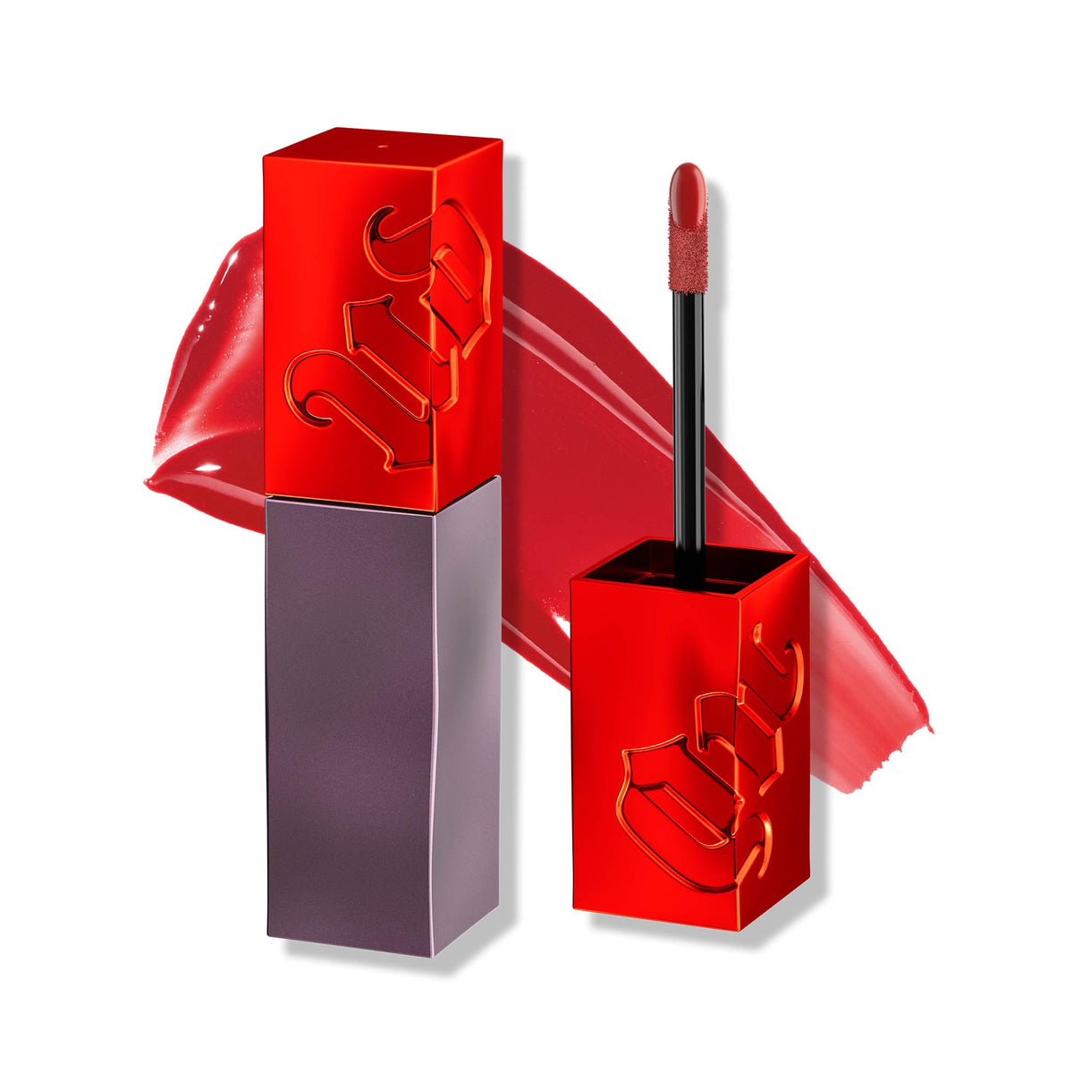 Urban Decay Vice Lip Bond Unbreakable shine closeup showcases long-wear gloss without stickiness.