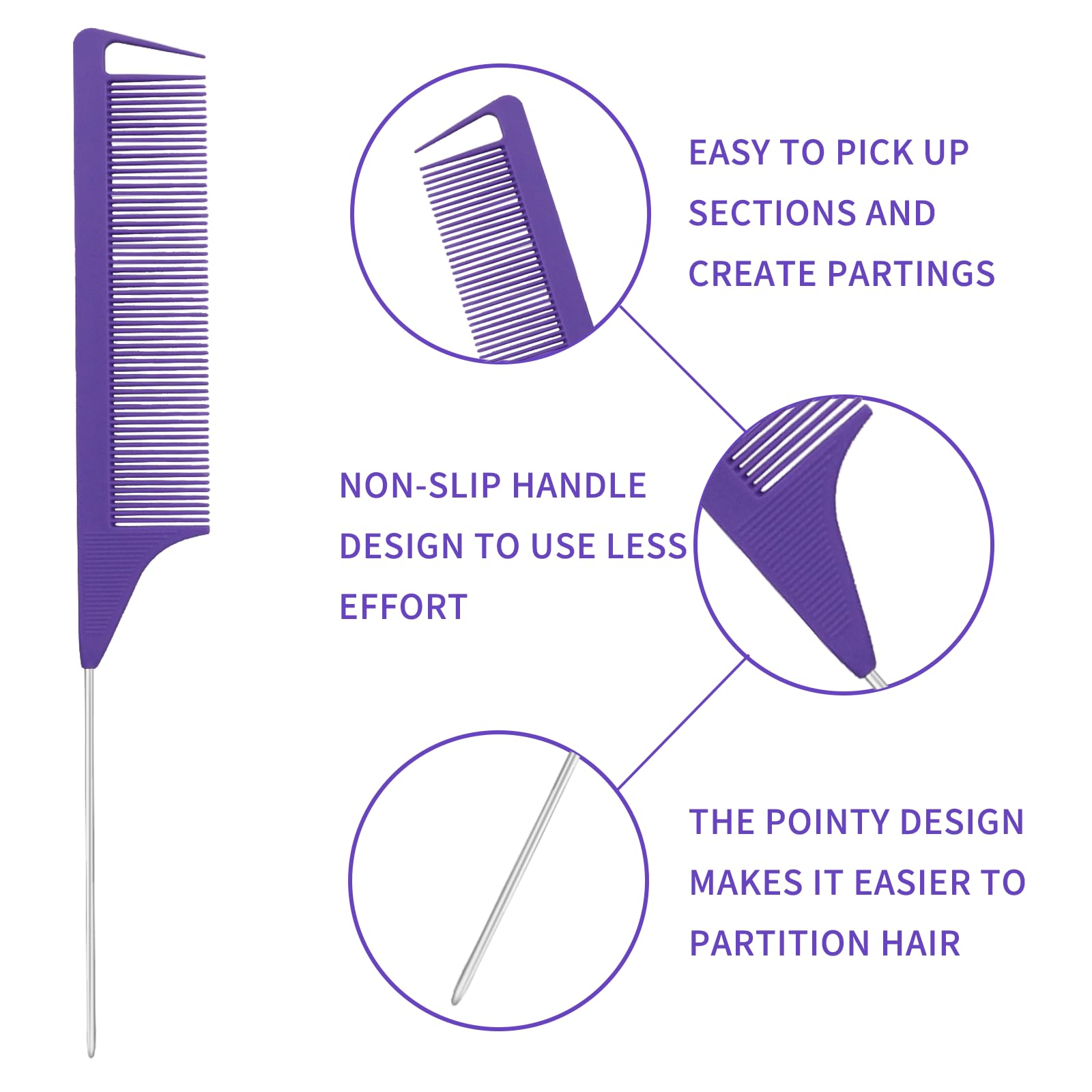UREELIN alligator hair clips set keeps sections secure during styling.