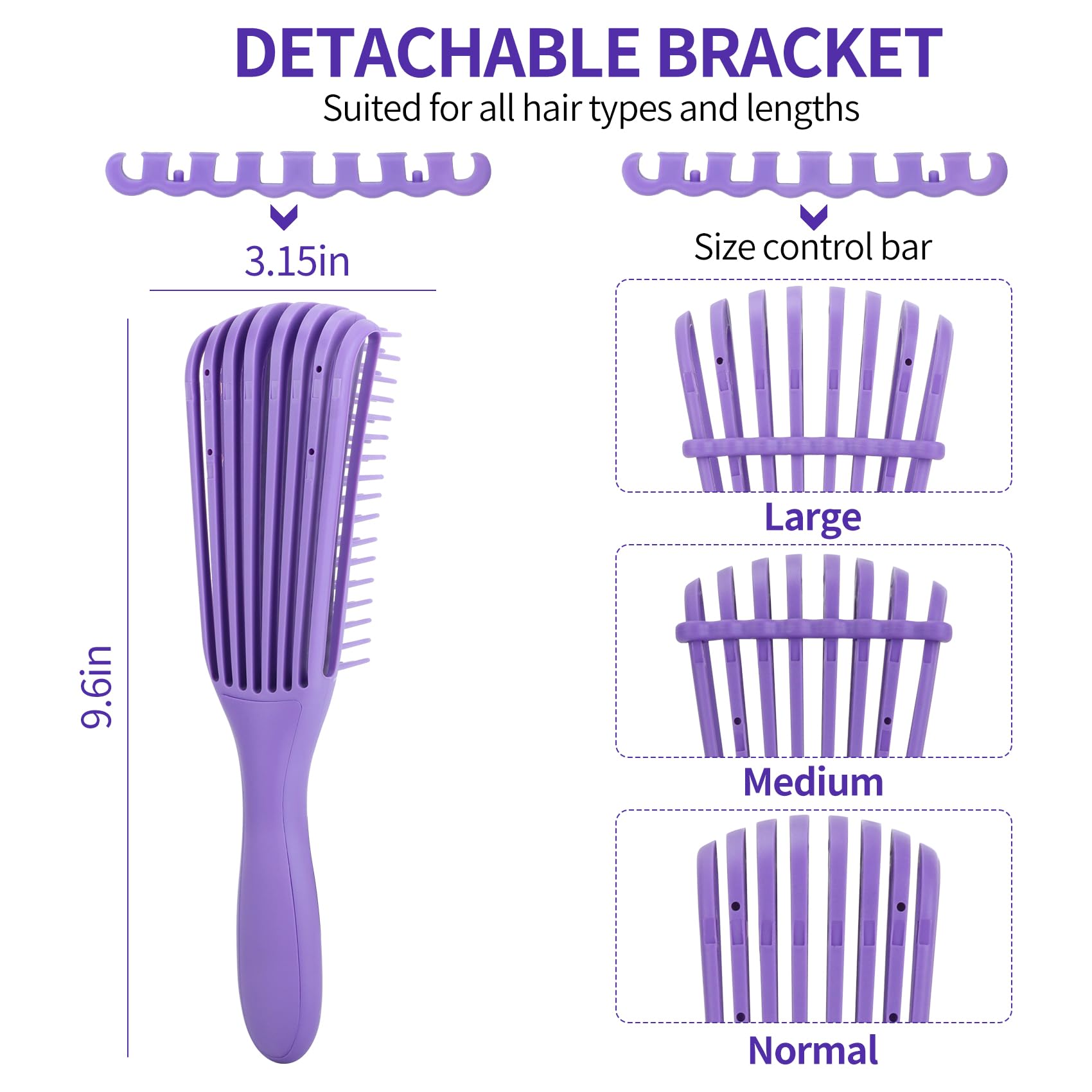 UREELIN double-sided edge brush in purple aids edges and hairline shaping.