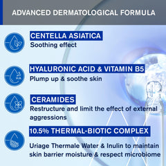 Uriage Cica-Daily with Hyaluronic Acid emphasizes hydration support