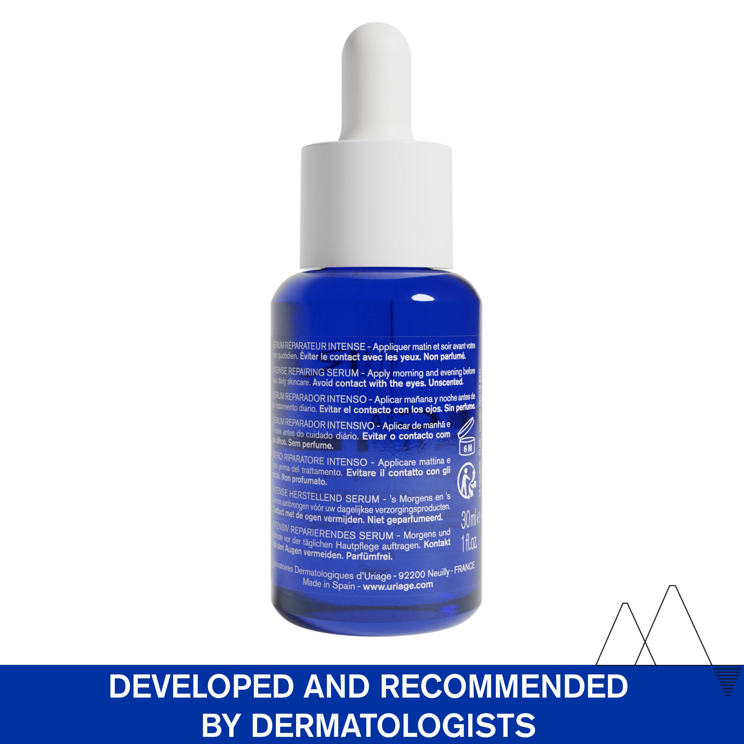Uriage Cica-Daily bathroom setup conveys easy, everyday skincare ritual for repair support.