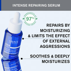 Uriage Cica-Daily serum texture closeup demonstrates light, non-sticky hydration for daily use.
