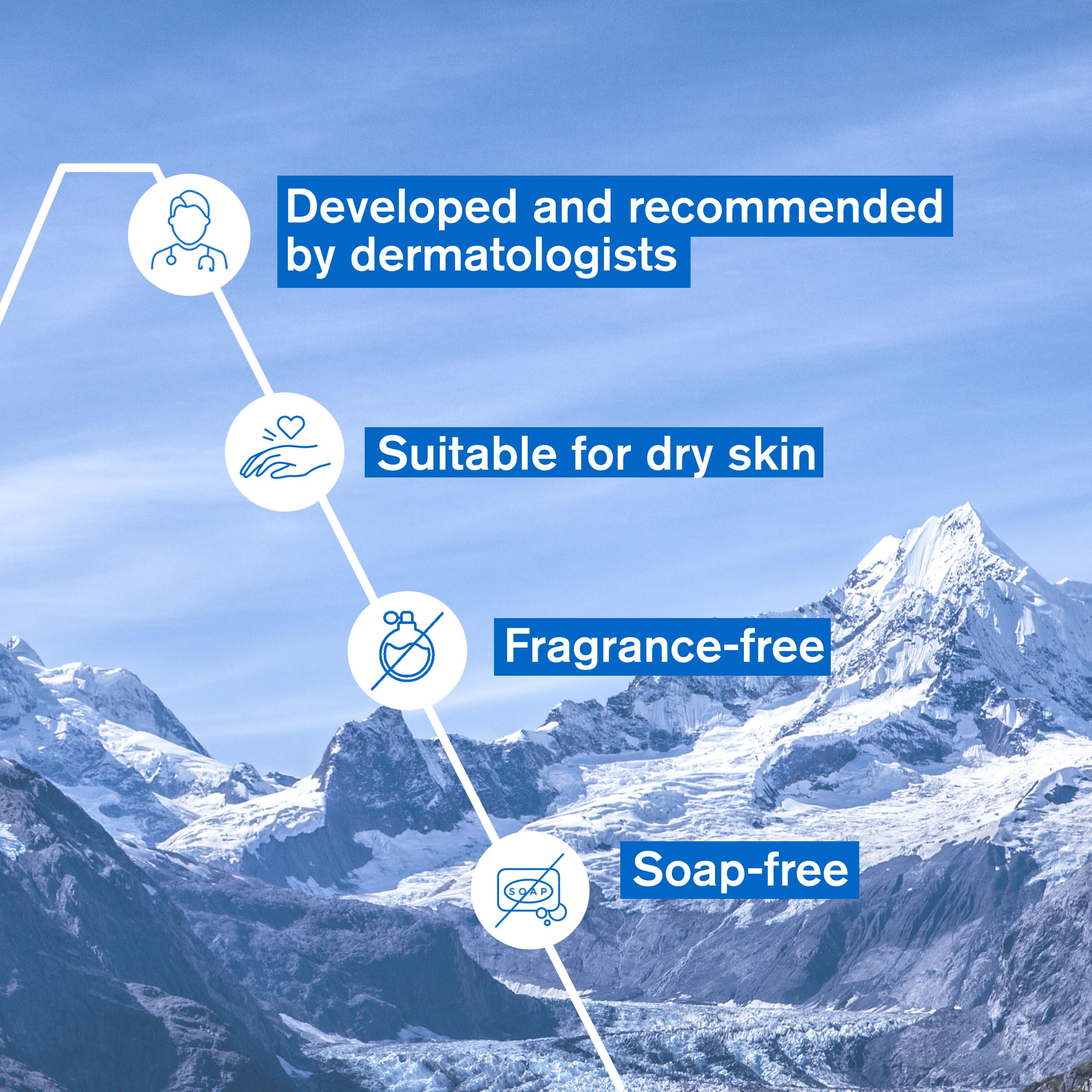 Uriage Gentle Cleansing Syndet application on skin shows soft, soothing foaming action.