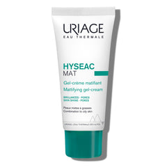 Uriage Hyseac Mattifying Gel-Cream bottle front for shine control and makeup base