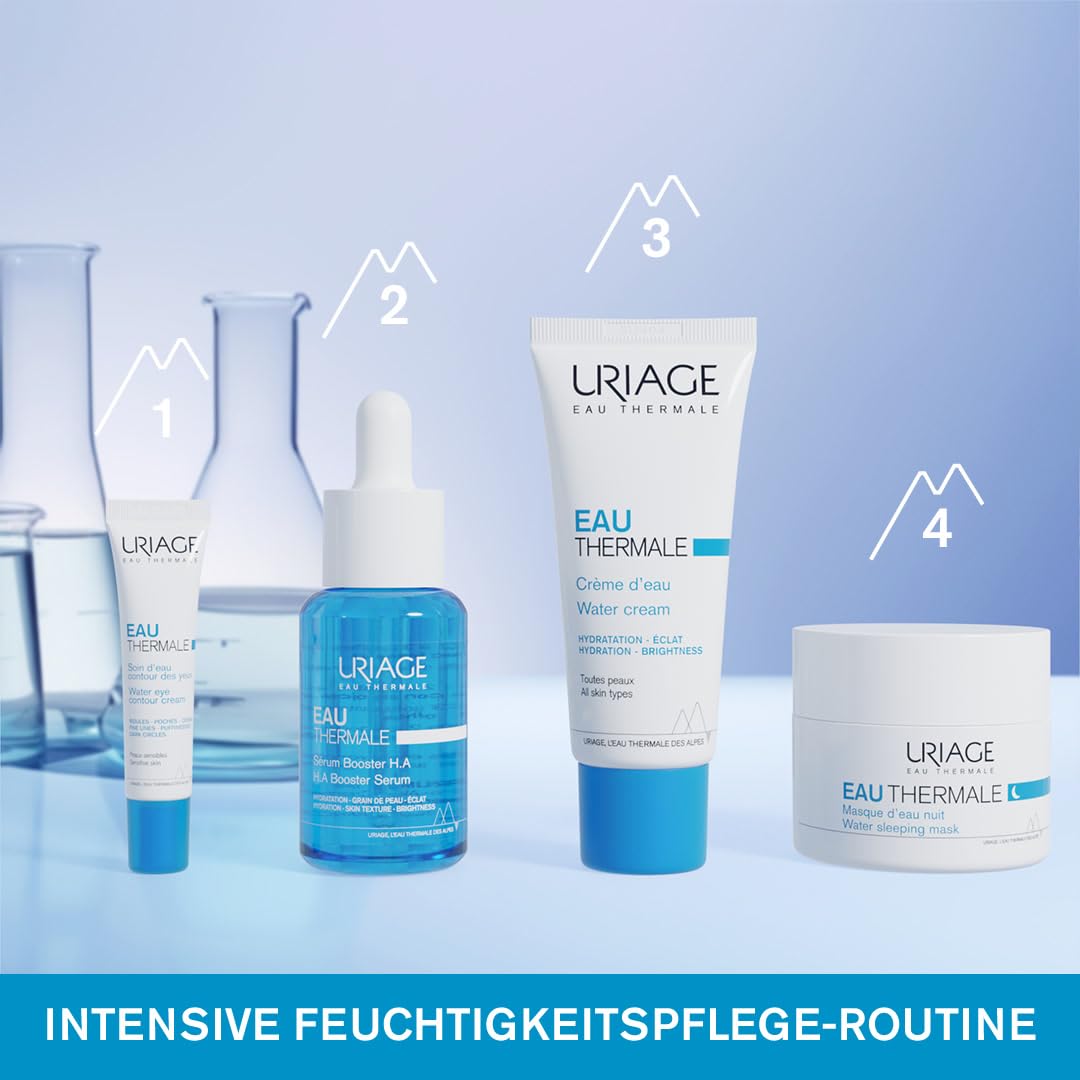 Paraben-free packaging label on Uriage moisturizer