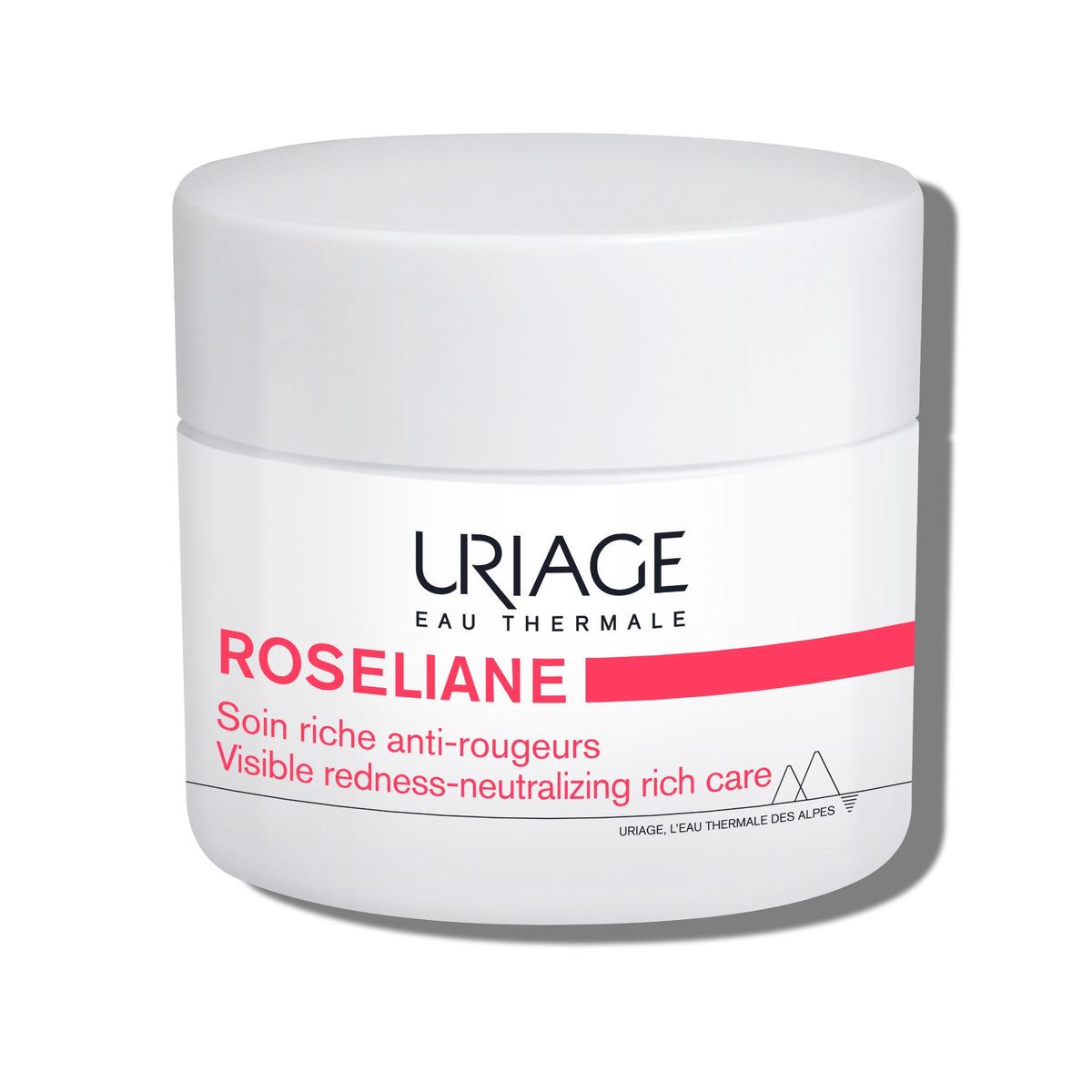 Uriage Roséliane rich cream bottle delivers soothing hydration for sensitive skin