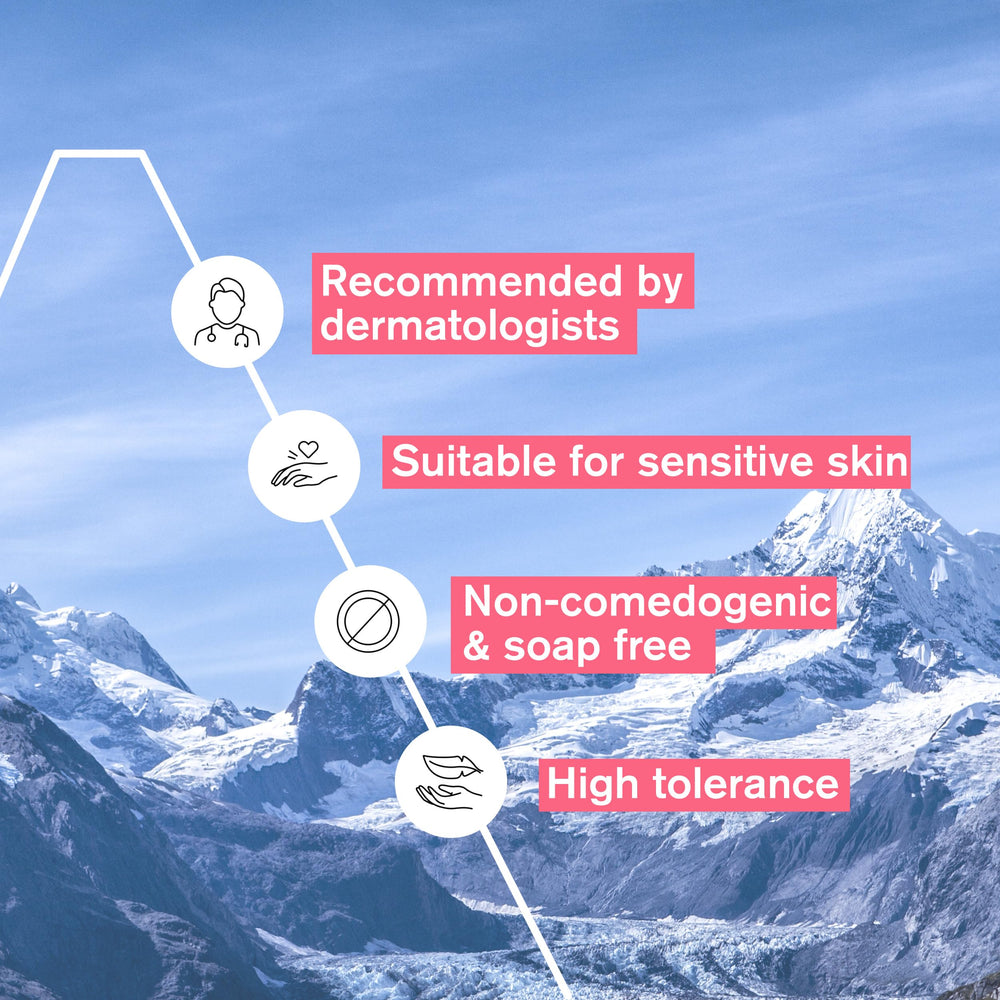 Uriage Roseliane sensitive-skin bottle focusing on gentle daily cleansing.