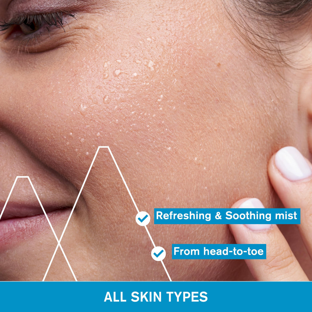 Uriage Thermal Water Spray after sun provides a gentle, hydrating cool-down.