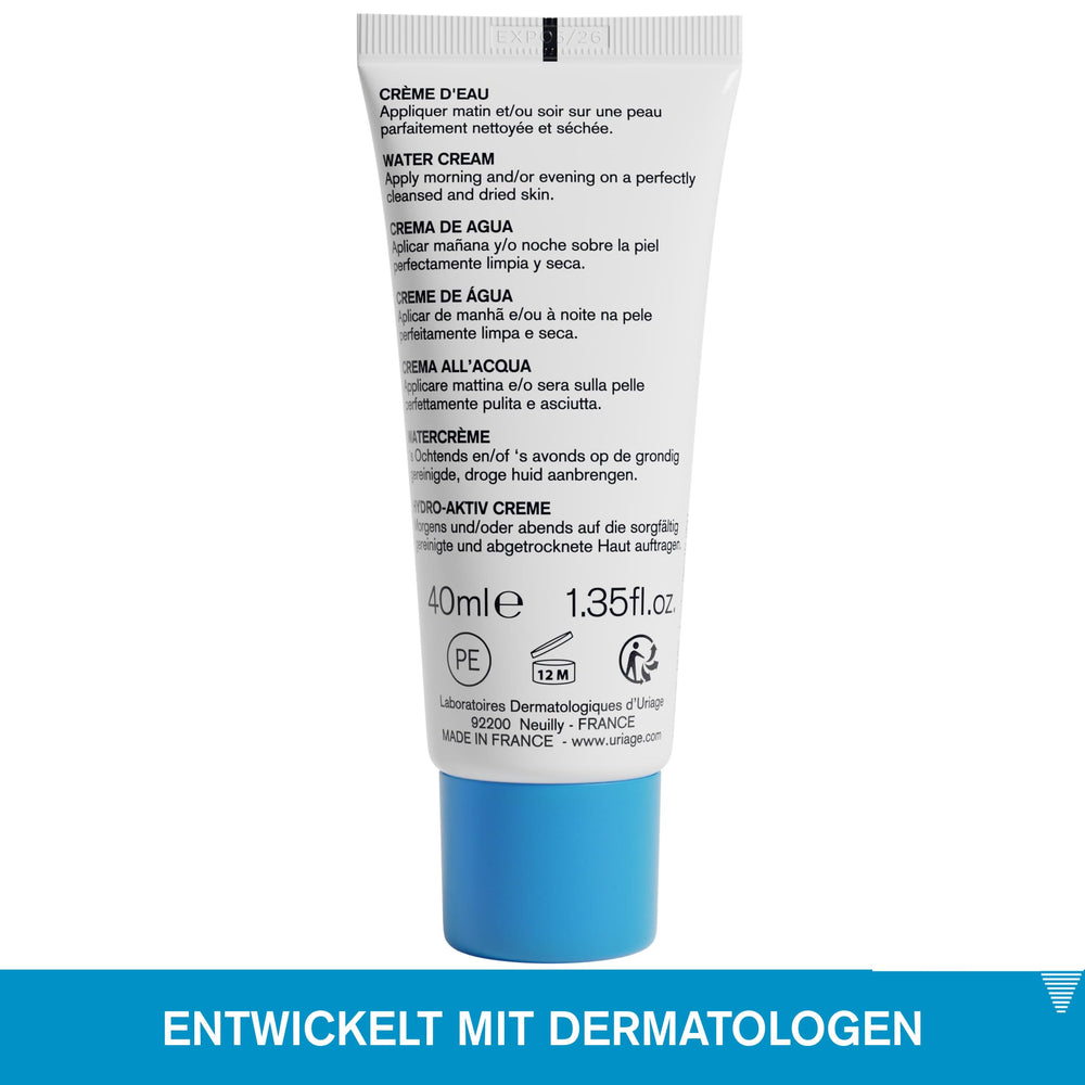 Uriage travel-size 40 ml bottle for on-the-go hydration
