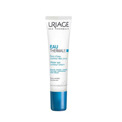 Uriage Water Eye Contour Cream close-up tube showing hydrating formula for eye area