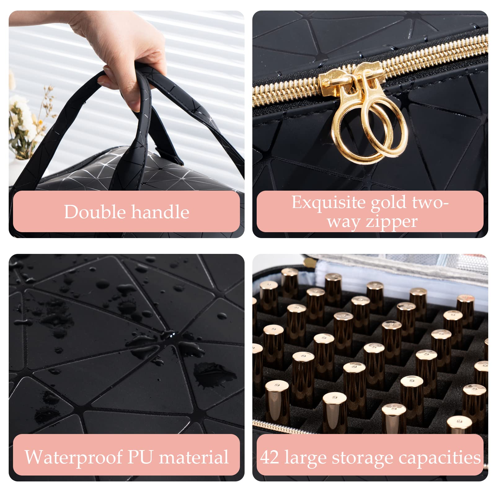 Uross organizer bag with sturdy double handles for travel