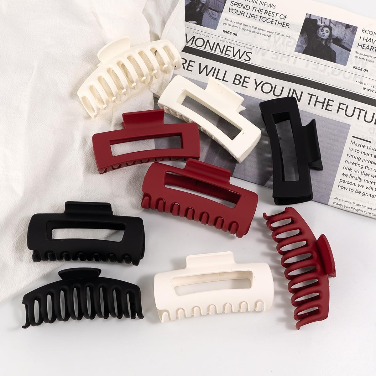 Urrykid multicolor claw clip set highlighting style variety