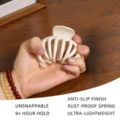 Urrykid soft silicone hair clips for straight hair daily wear demonstration