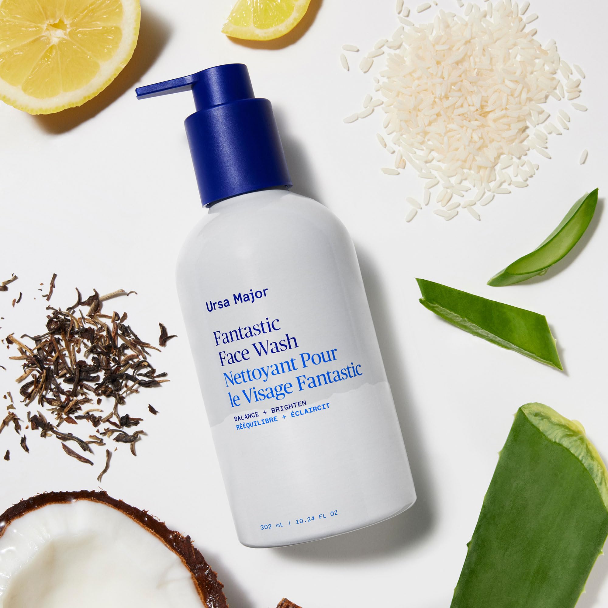 Ursa Major Fantastic Face Wash sulfate-free formula highlighted for gentle cleansing