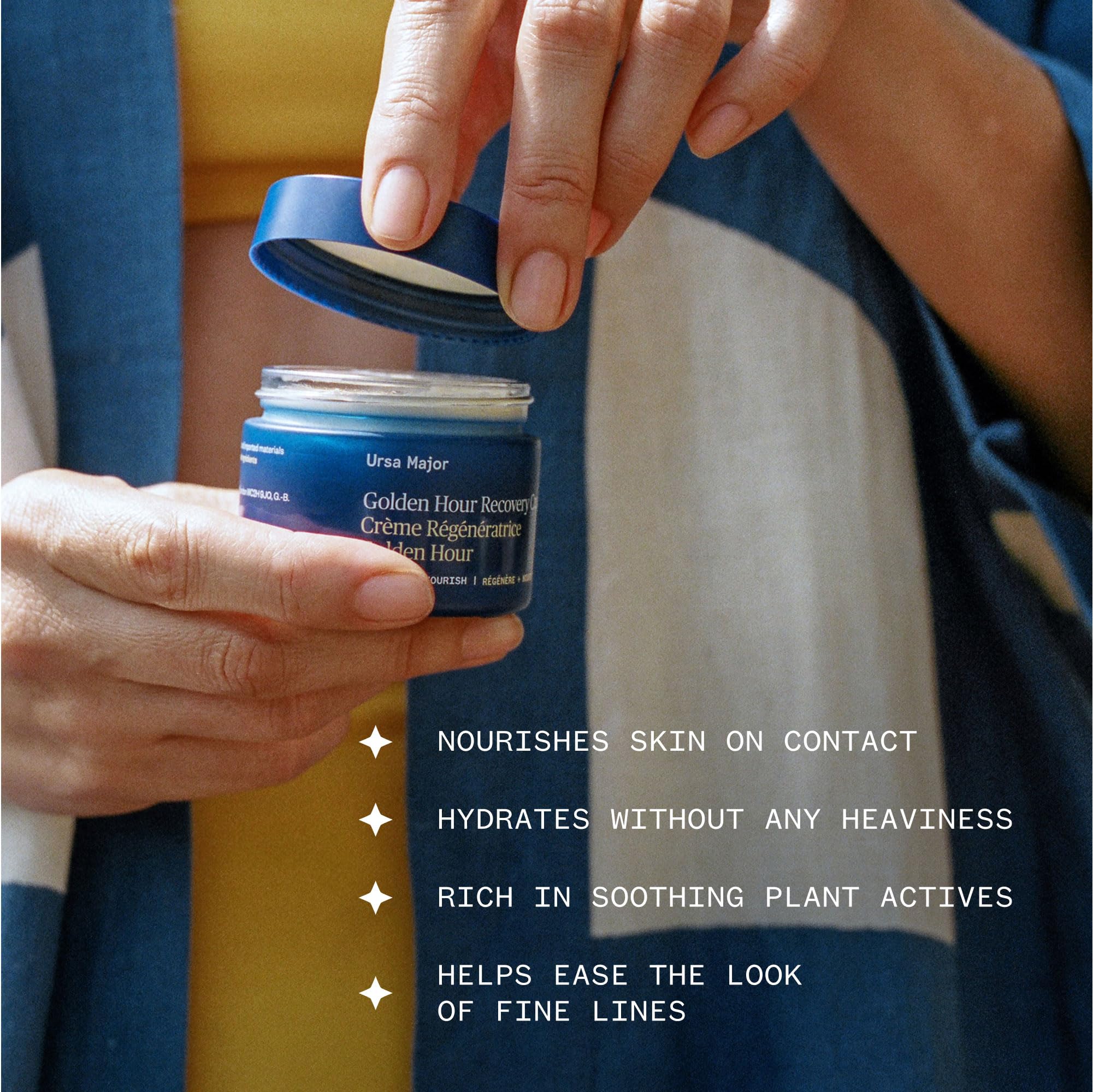 Ursa Major Golden Hour sunflower oils matrix supports moisture retention.