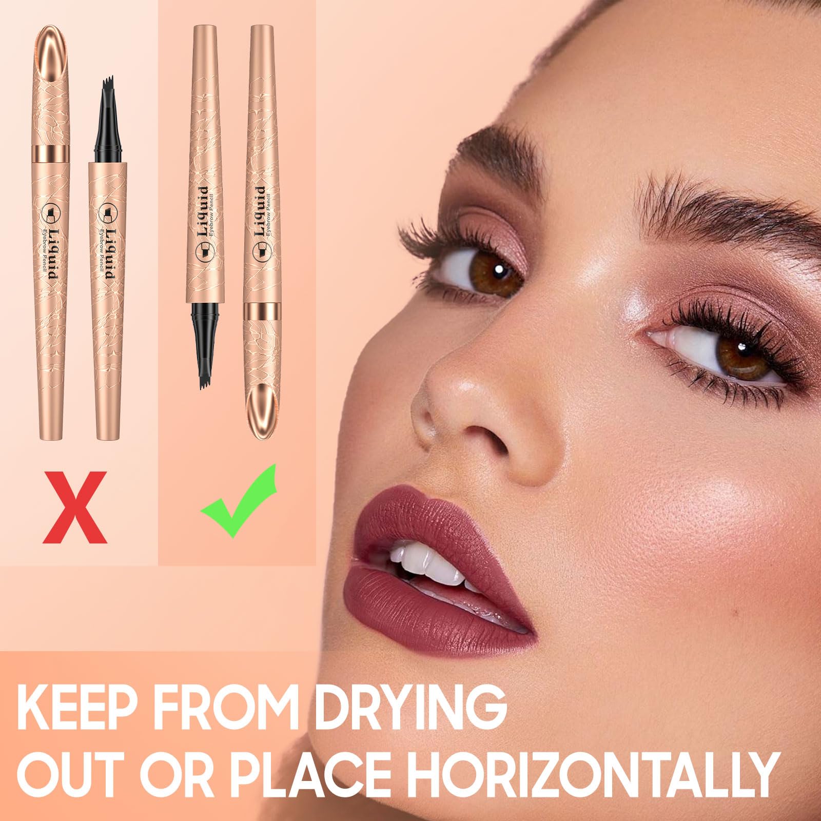 Ursoulney Eyebrow Pen brow and hairline fill in real-life use.