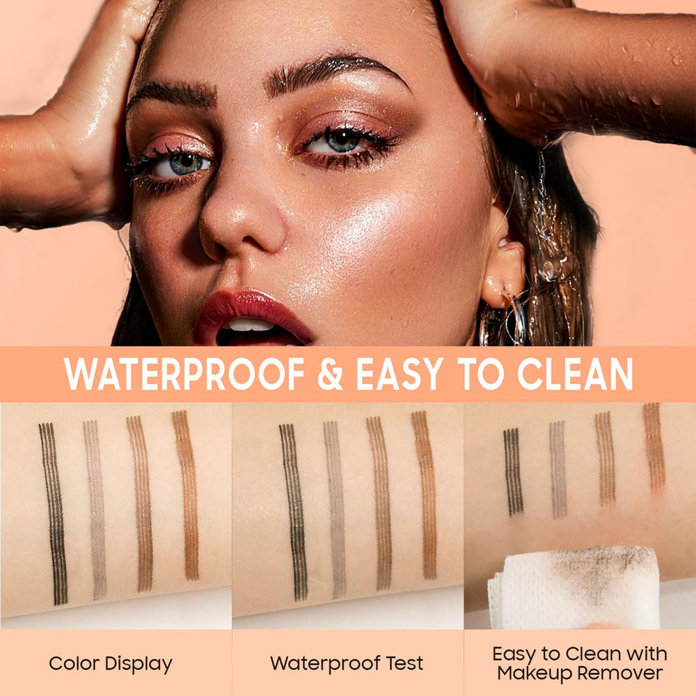 Ursoulney Eyebrow Pen portable design fits makeup bag on the go.