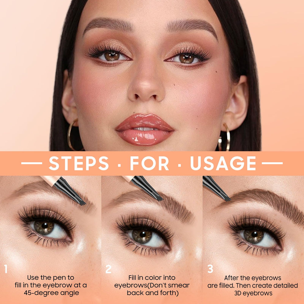 Ursoulney Eyebrow Pen metal body highlights premium durability.