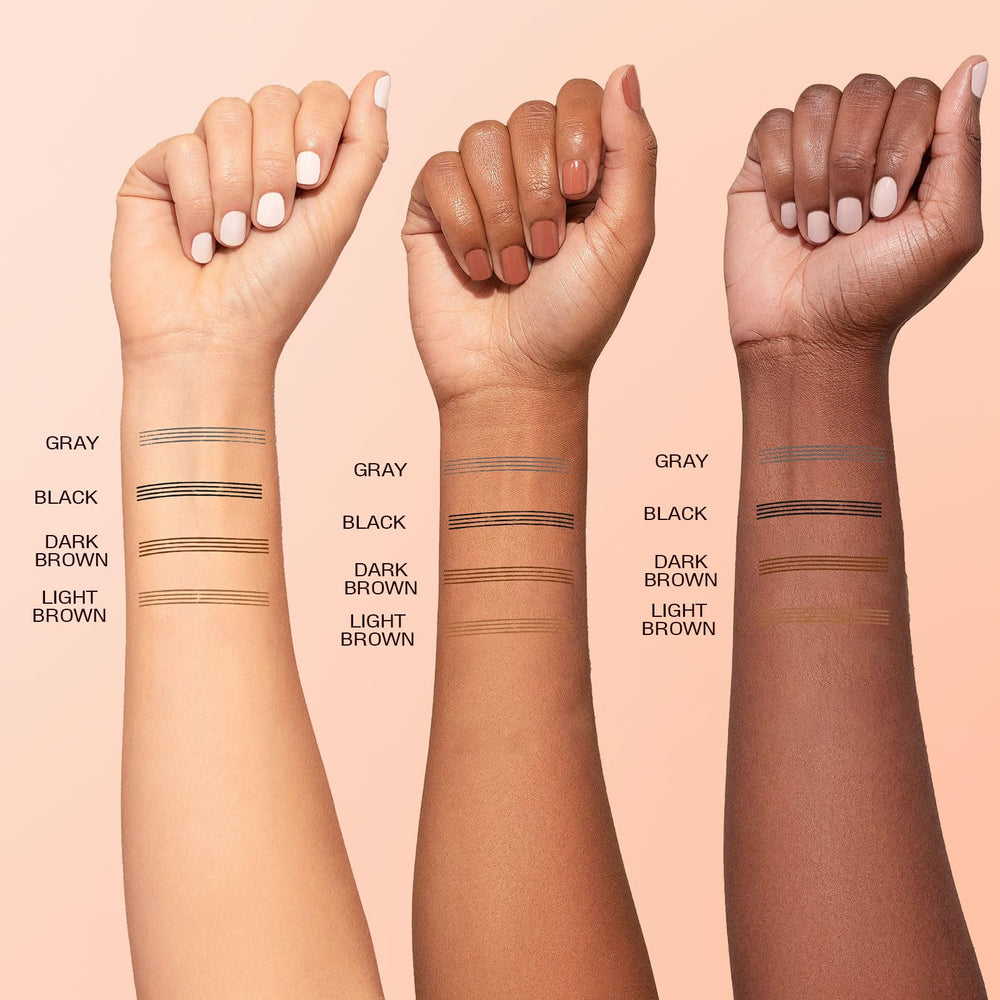 Ursoulney Eyebrow Pen waterproof swatch demonstrates smudge-proof, long-wear finish.