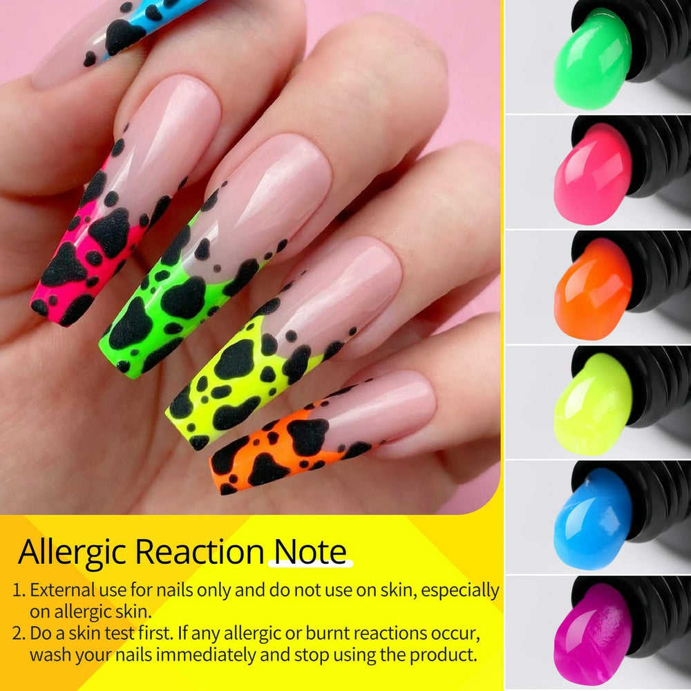UR SUGAR neon pink nails demo showcases fast-build neon color manicure.
