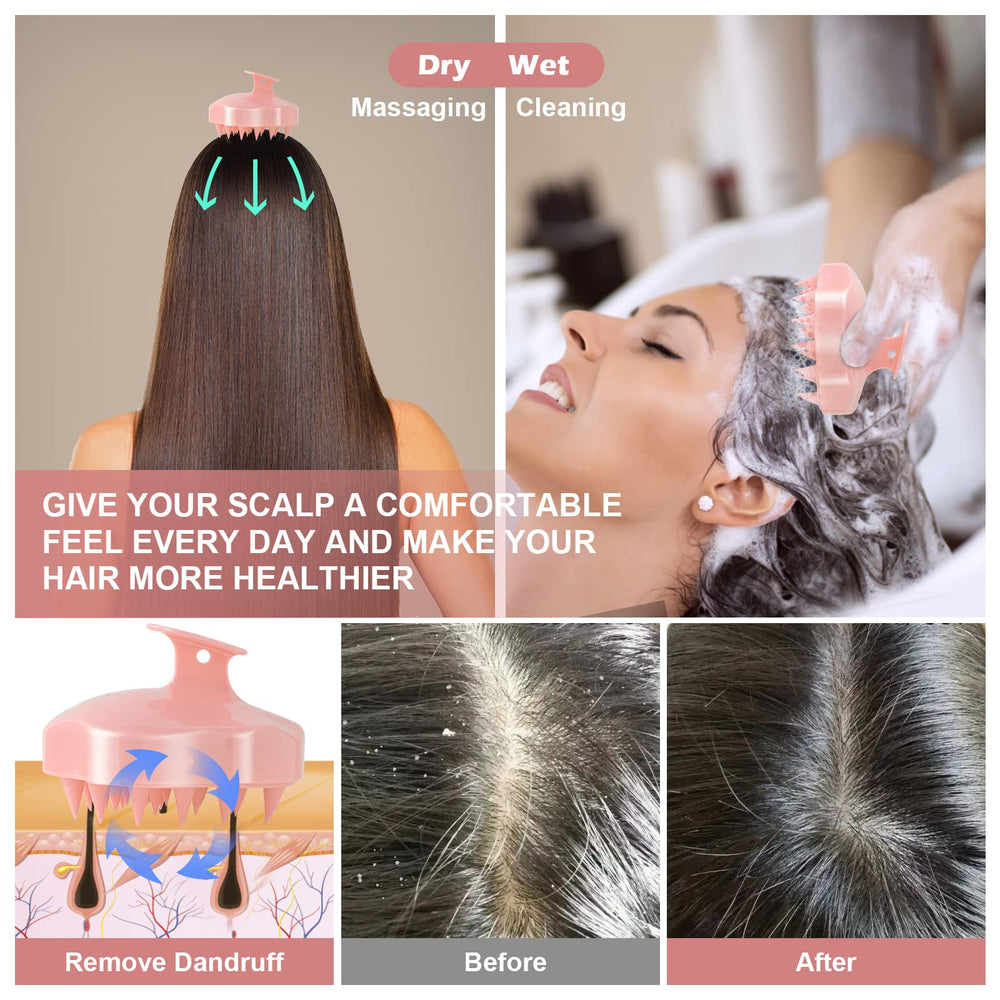 URTHEONE dandruff-relief scalp brush targets itchy scalps with soothing bristles
