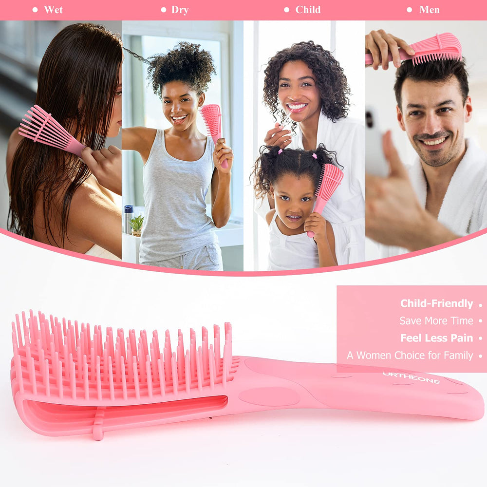 URTHEONE detangling brush gift box shows complete set for grooming routines.