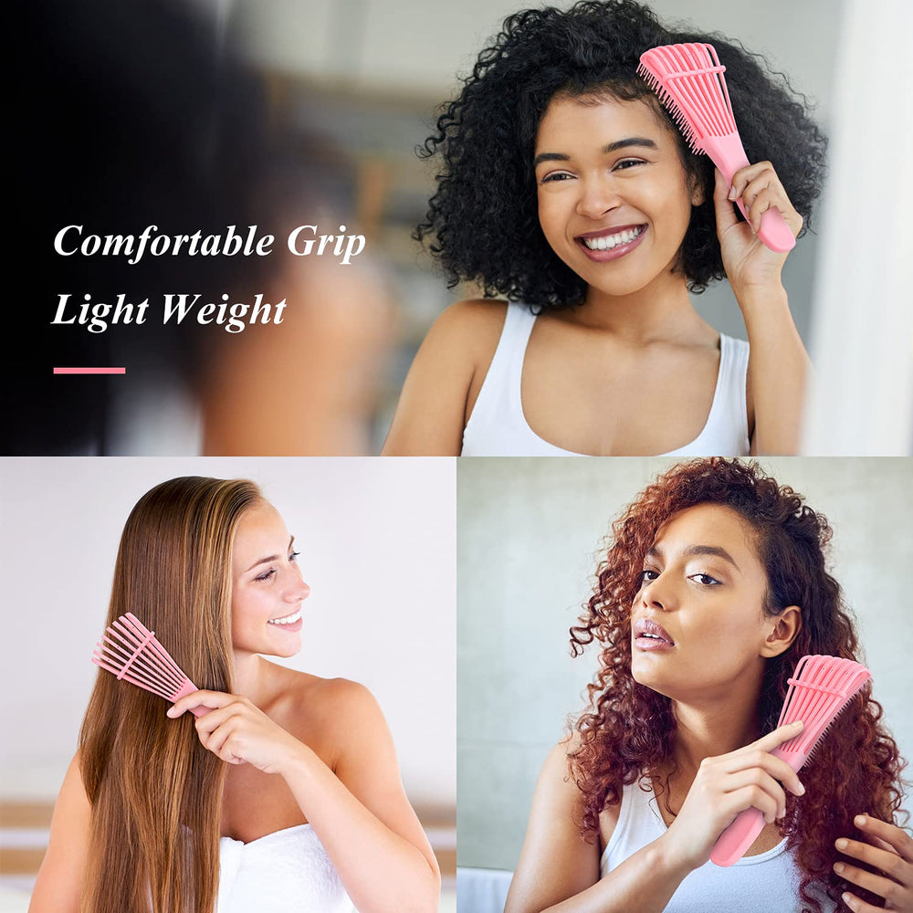 URTHEONE wide toothed comb included for managing curls and knots.