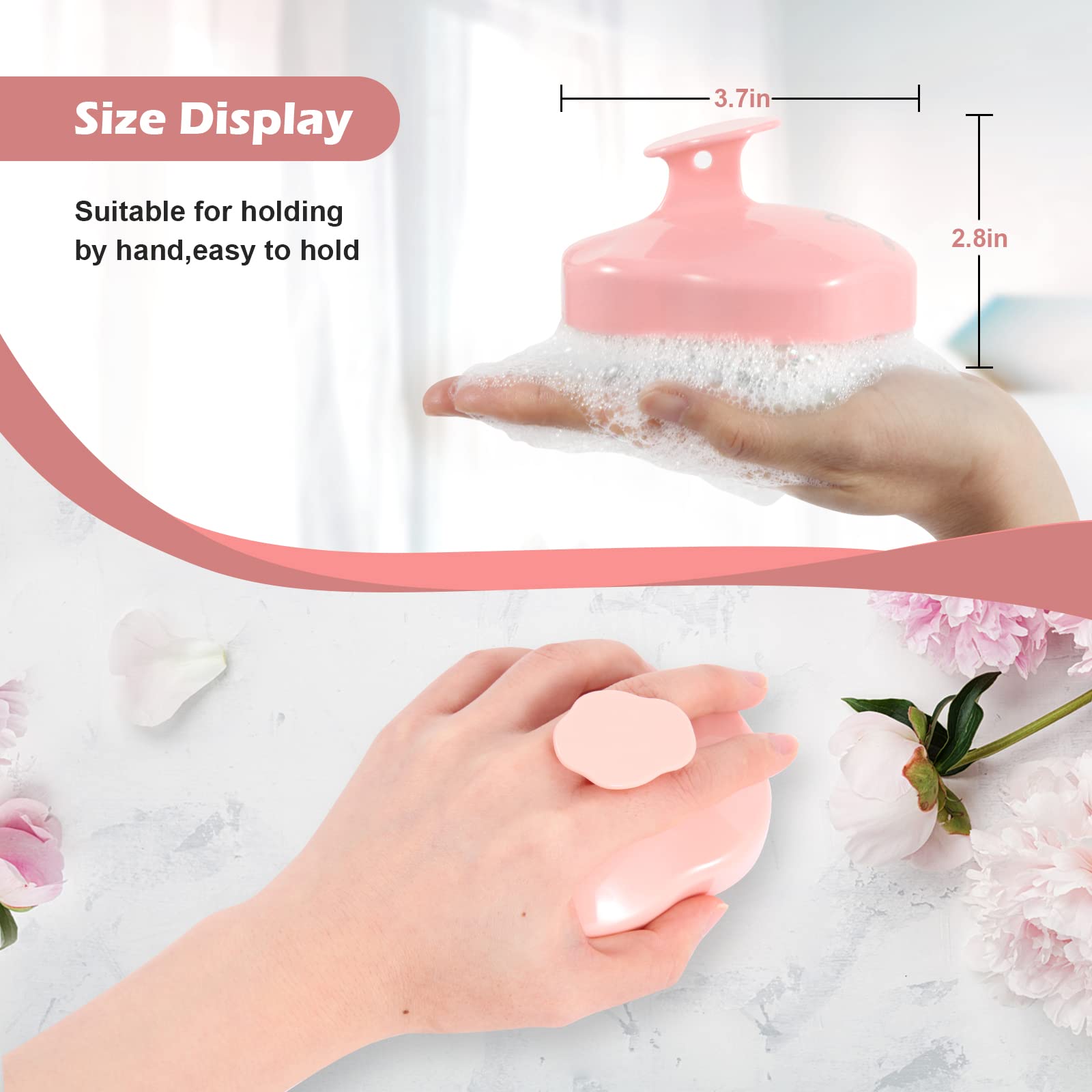 URTHEONE home spa massage brush enables relaxing scalp care anytime