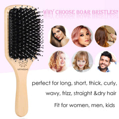 URTHEONE mini travel brush ideal for on-the-go styling and knot-free mornings.