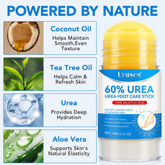 Uruses Moisturizing Foot Heel Application shows easy daily use