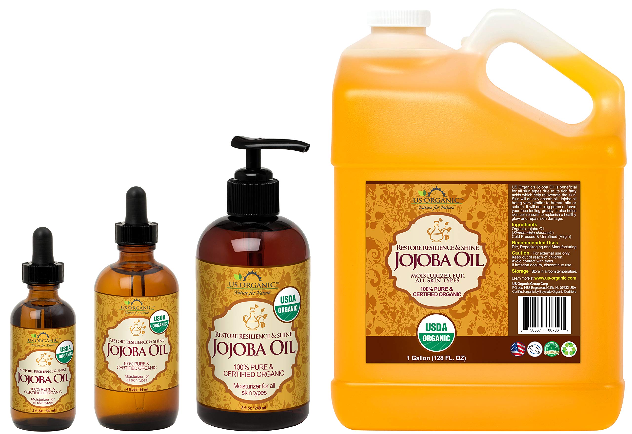 US Organic Jojoba Oil facial-oil routine highlights quick-absorbing hydration
