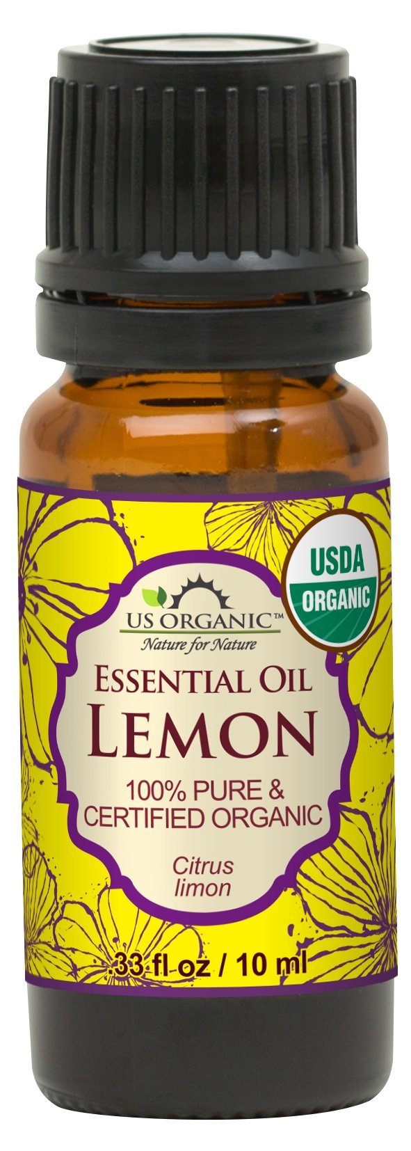 US Organic Lemon Oil diffuser-scene showcases uplifting aroma for mood and focus.