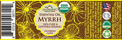 US Organic myrrh oil bottle ready for skin hydration routines