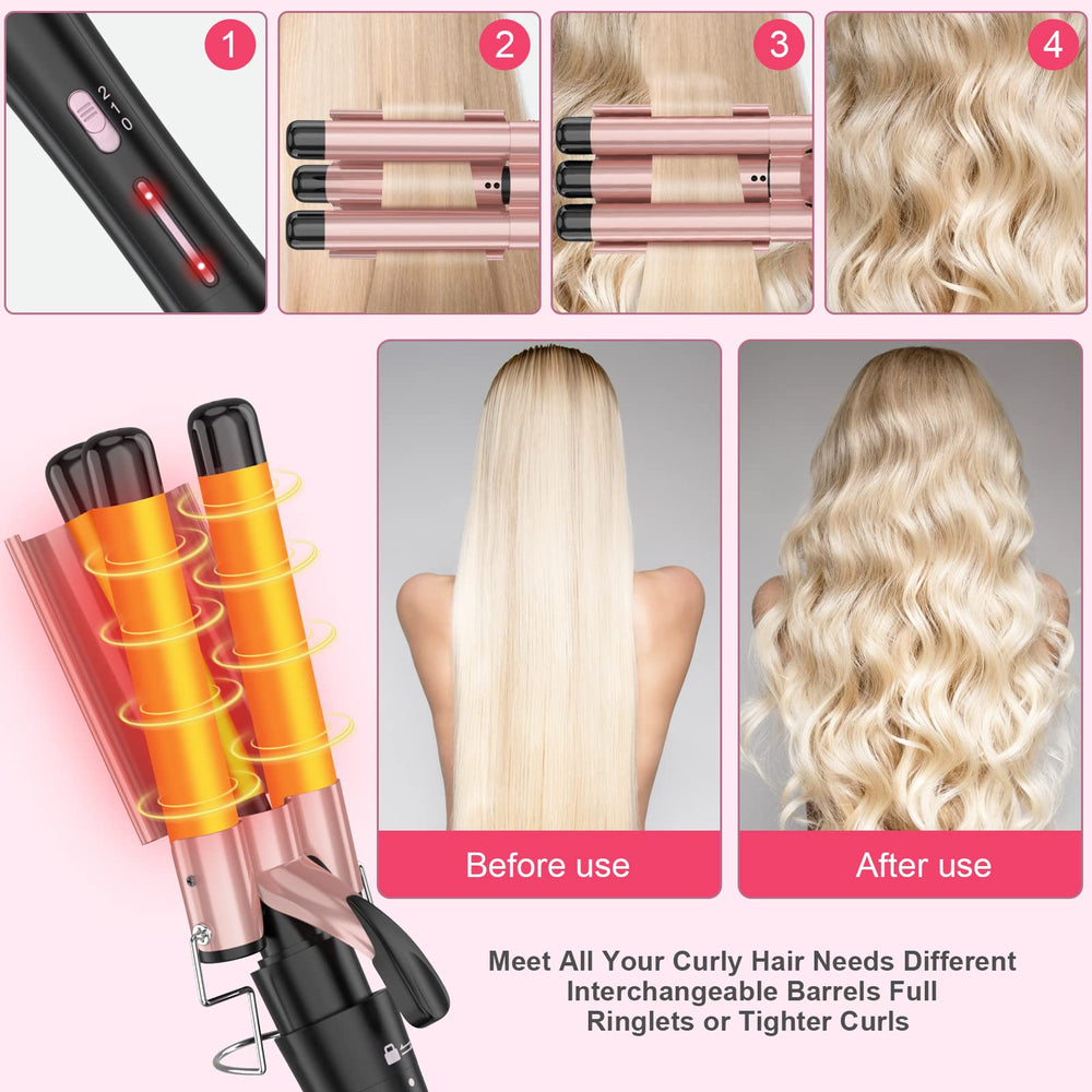 USHOW dual voltage travel-ready design powers worldwide styling.