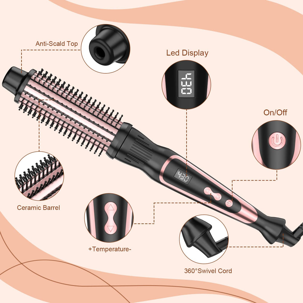 USHOW Thermal Brush dual voltage travel-friendly for worldwide styling