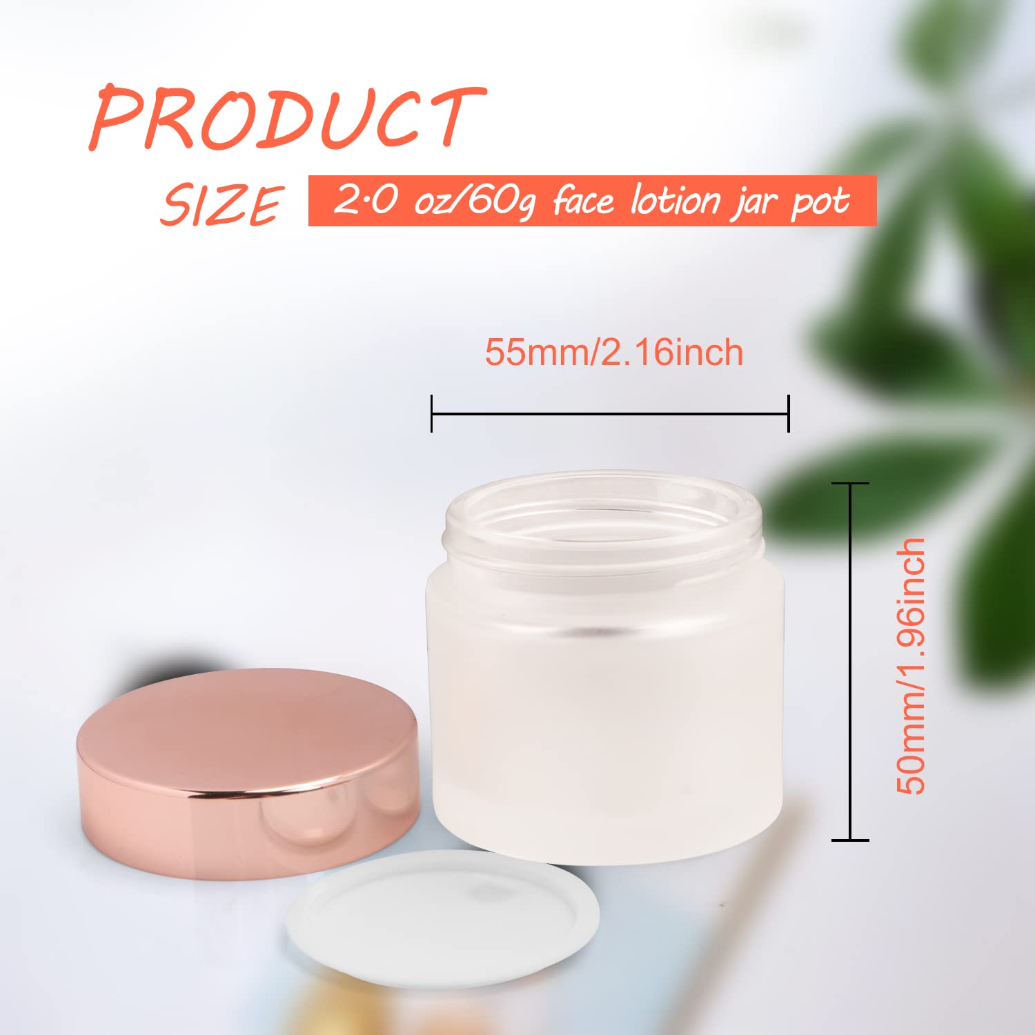 USRommaner frosted glass uv-protection keeps sensitive formulas shielded from light exposure.