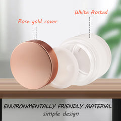 USRommaner travel 2oz jar cap shown, ideal for compact cosmetics on trips.