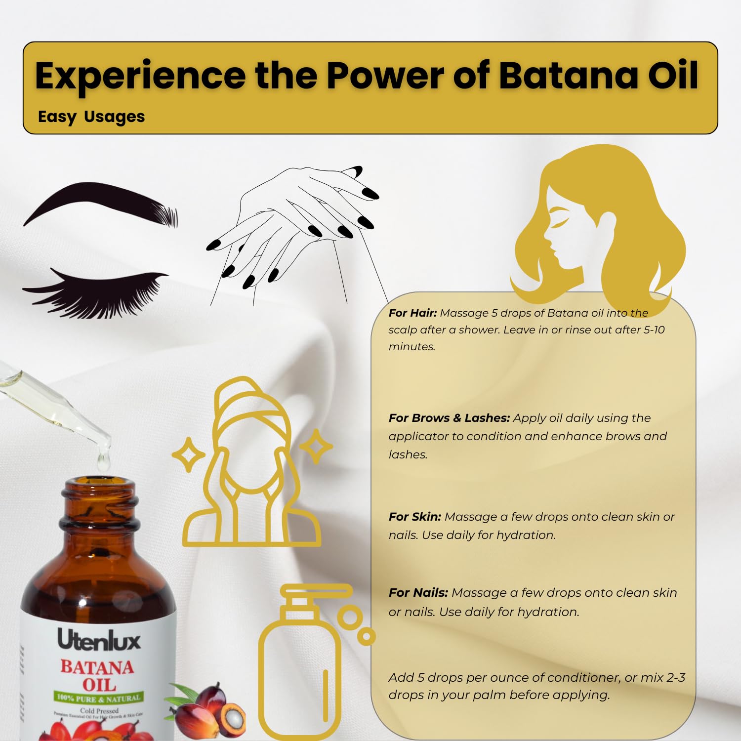 Utenlux Botana oil gift-ready packaging for beauty lovers.