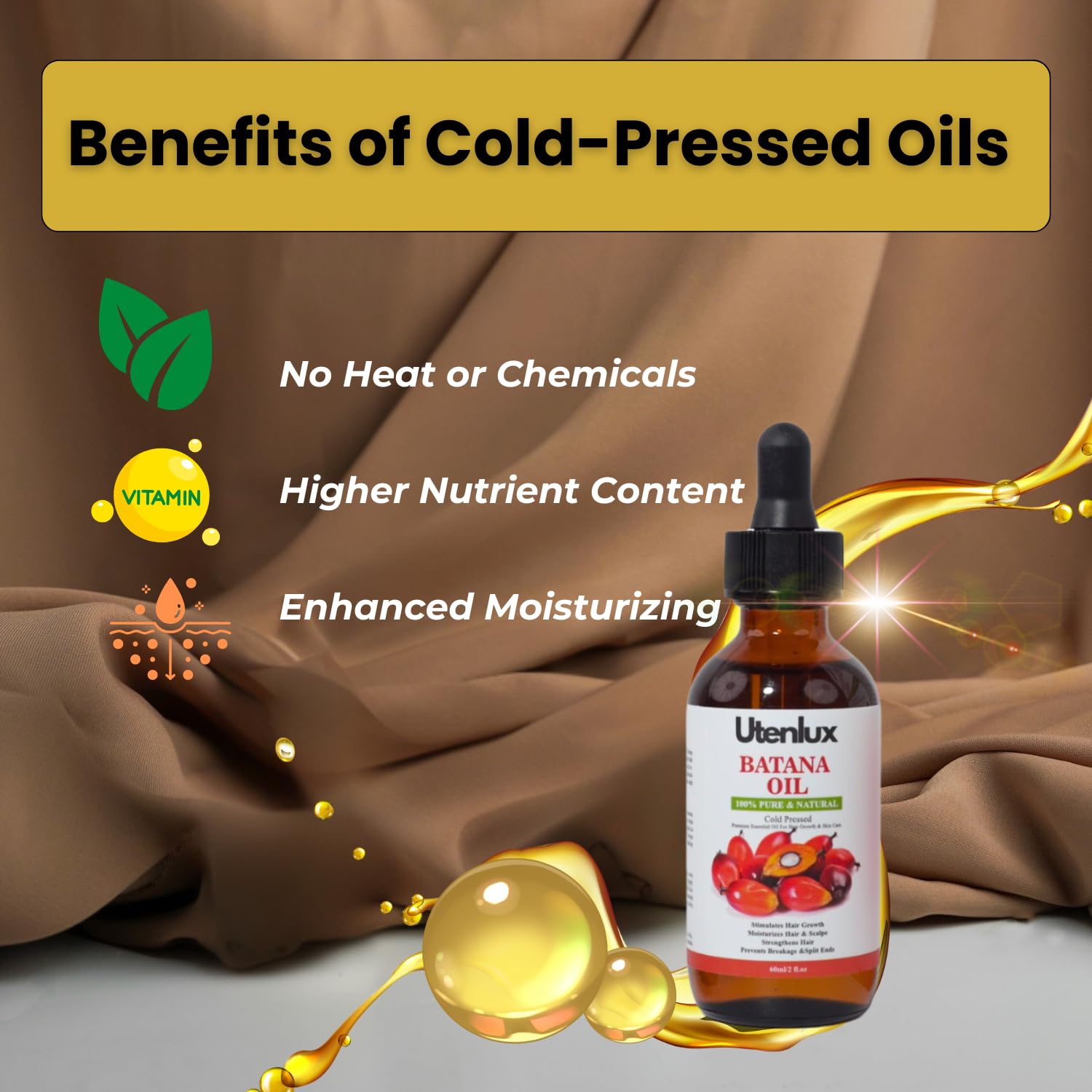 Utenlux Botana oil strengthens nails and nourishes cuticles for healthier hands.