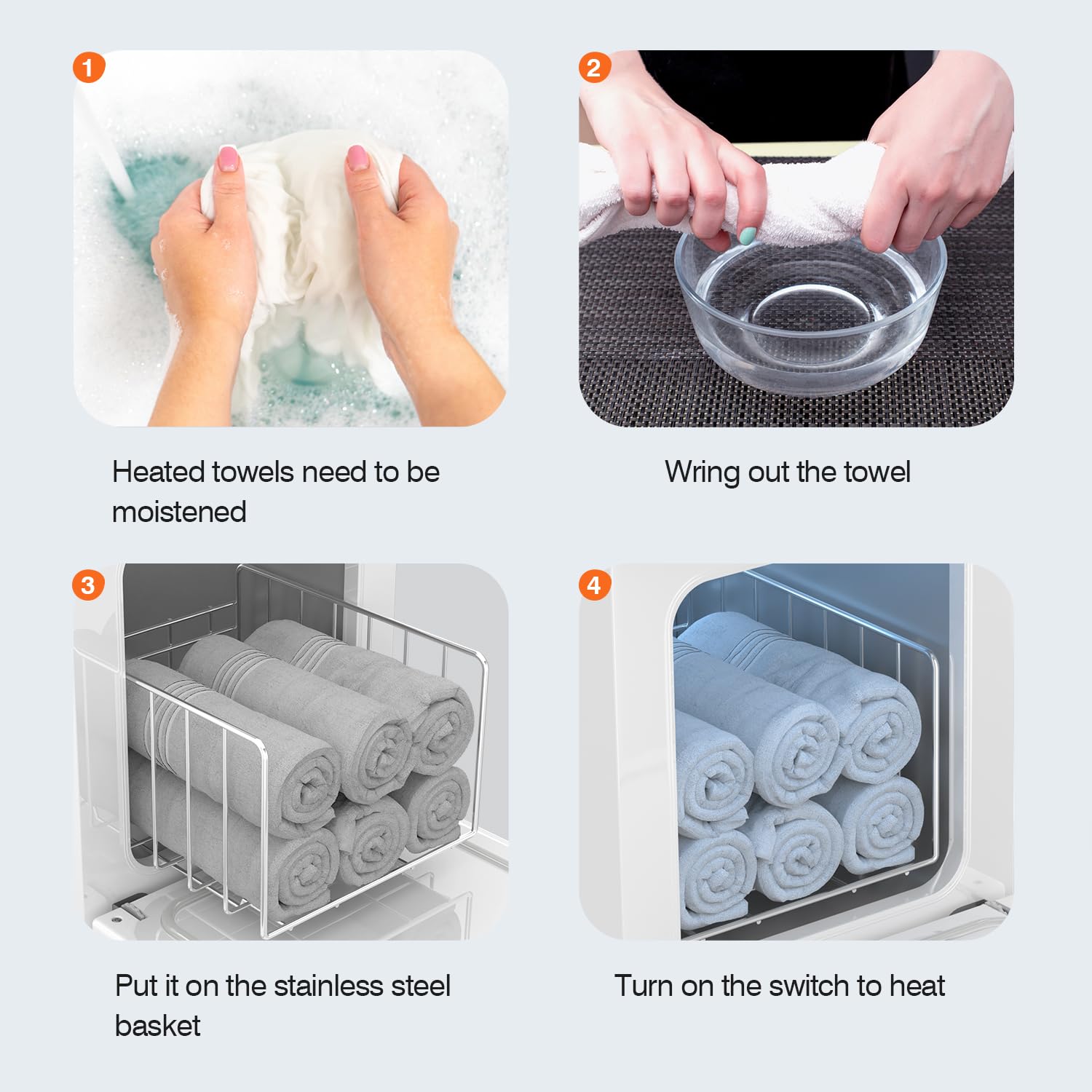 Utenzi hot towel warmer multi-purpose use for towels and tools
