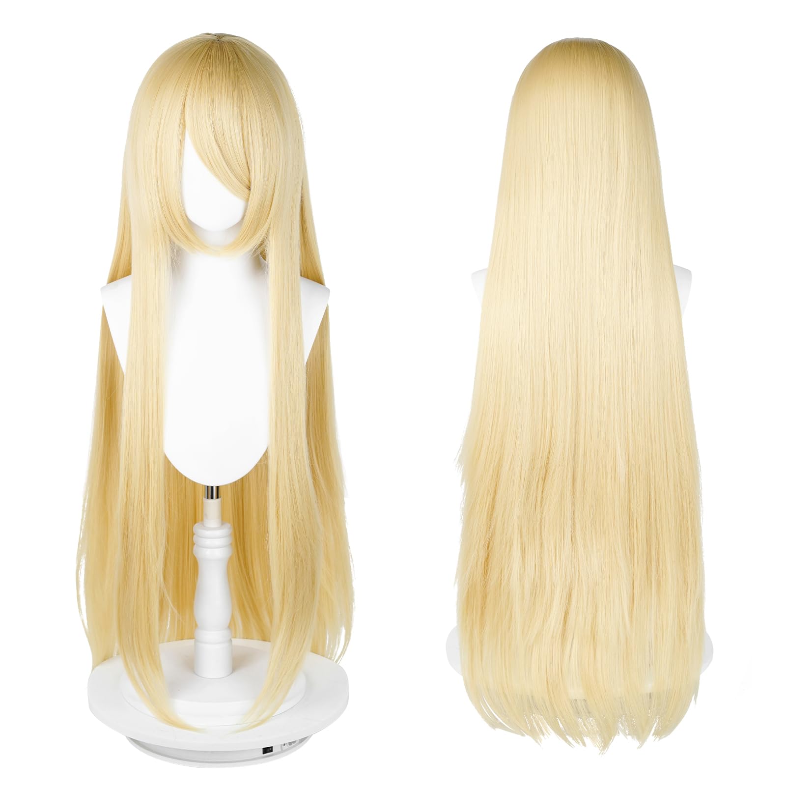 UTIEHD 100cm wig length shows dramatic volume for cosplay and daily wear.