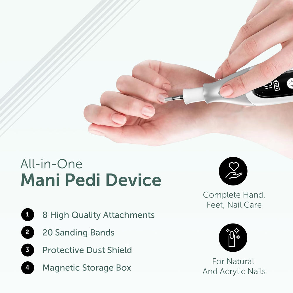 UTILYZE PediLux Pro dust shield maintains a clean workspace during manicures.