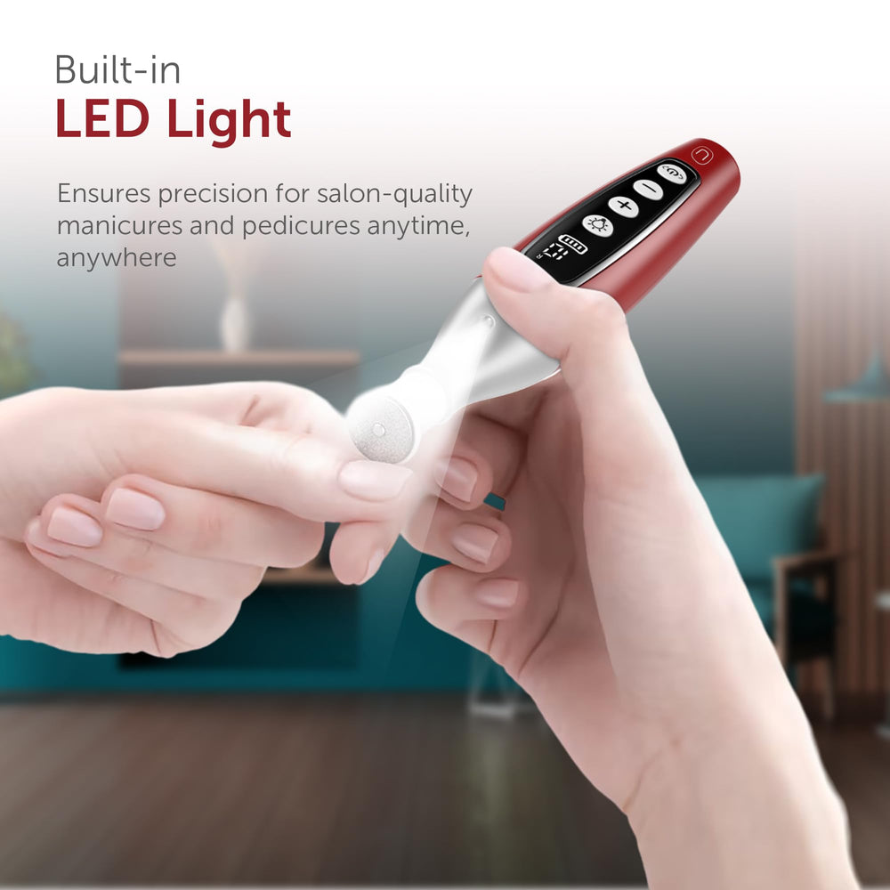 UTILYZE PediLux Pro magnetic-storage-box keeps all bits organized for on-the-go grooming.