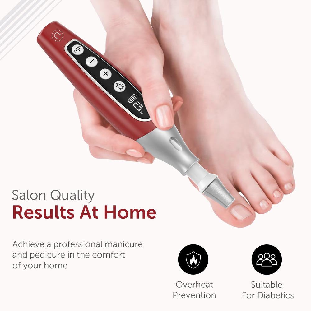 UTILYZE PediLux Pro 20-sanding-bands ensure a smooth finish on nails and calluses.