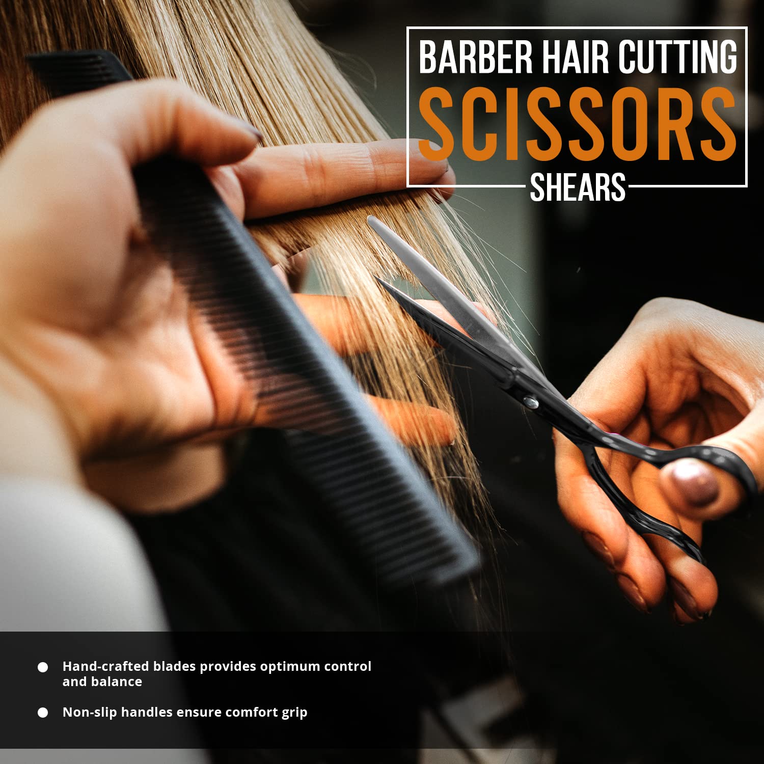 Utopia Care razor-edge blades enabling precise trimming on dry and wet hair.