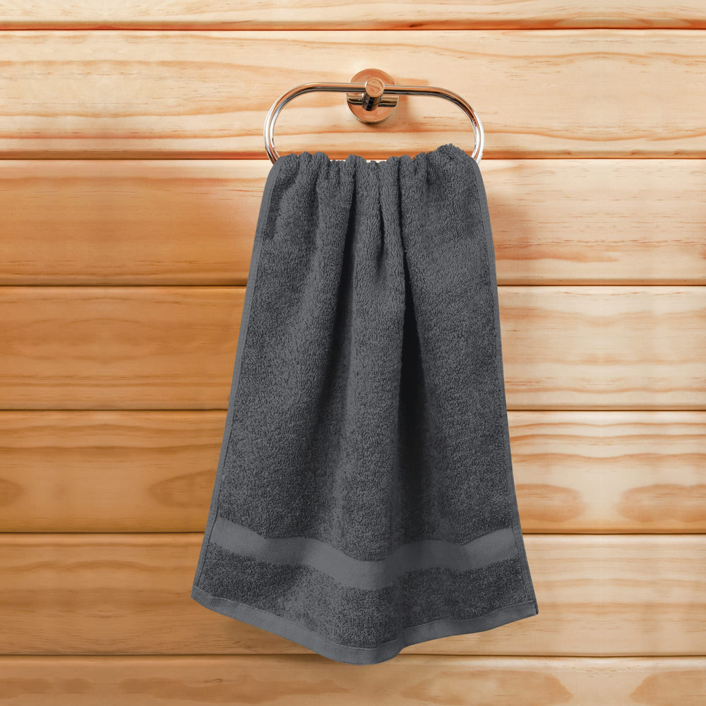 Utopia Towels care instructions graphic highlights lint-minimizing washing and air-dry tips.