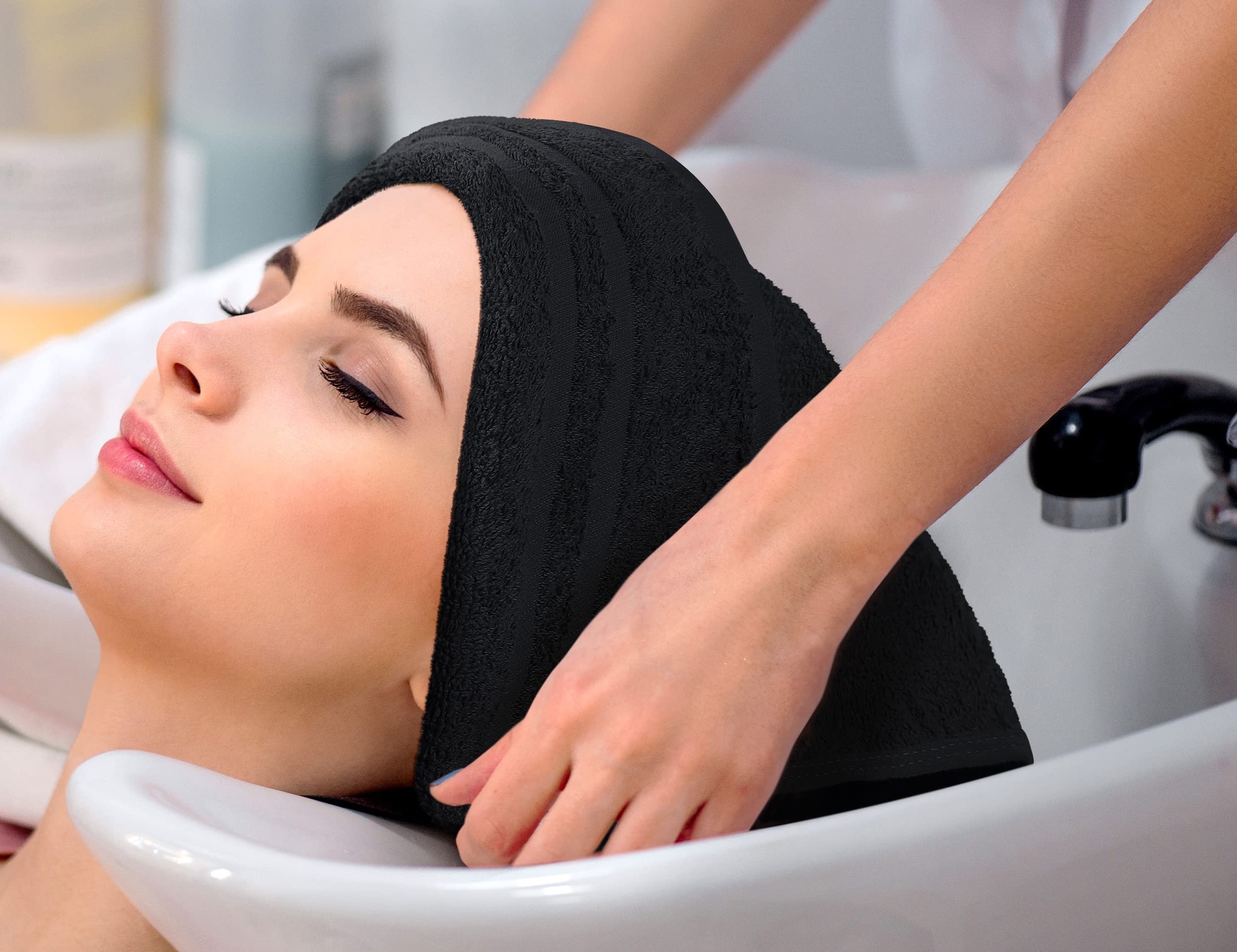 Utopia Towels Cotton Bleach Proof Salon Towel, ideal for beauty professionals.