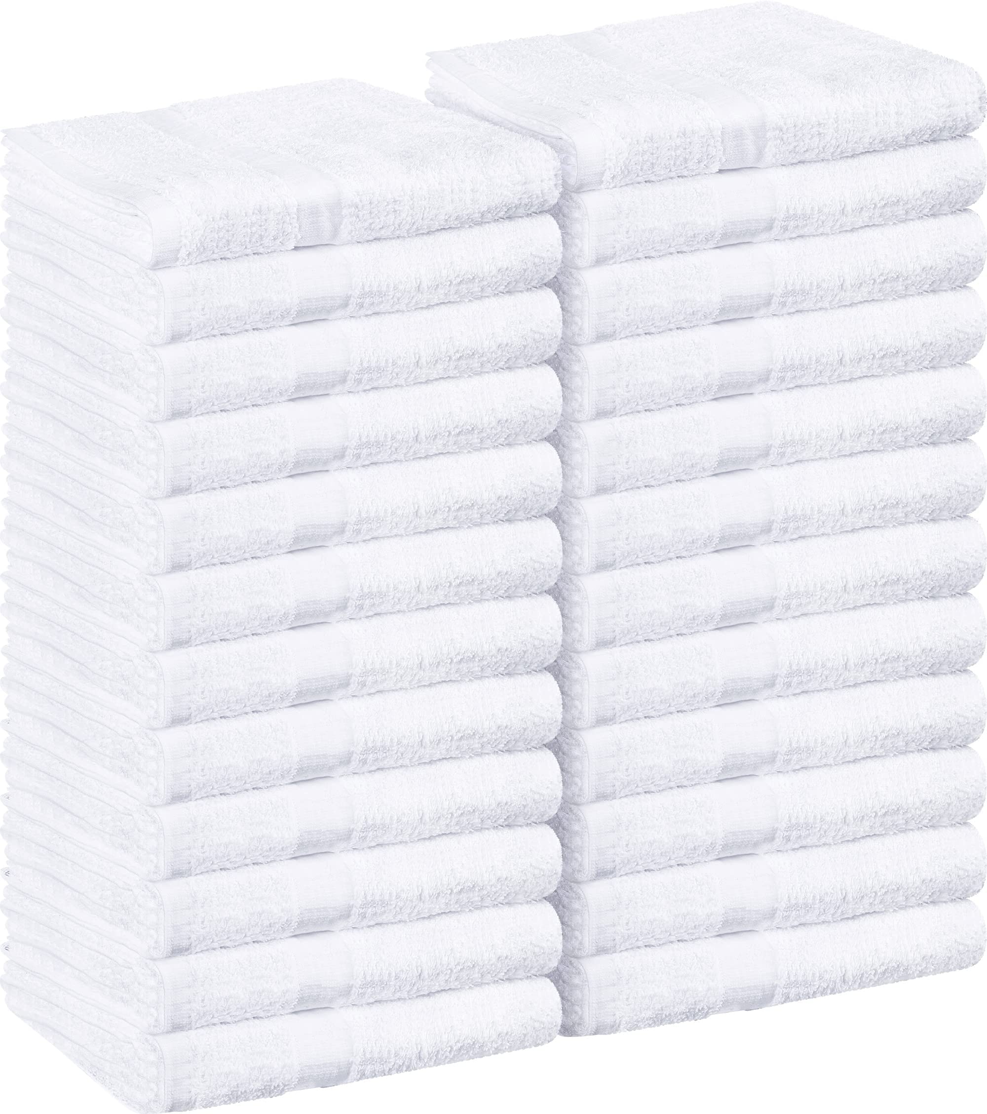 Utopia Towels salon towel pack 24 white 16x27 for professional spaces